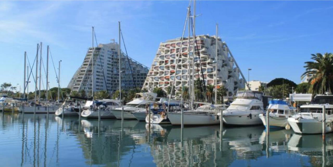 Super Appart ! Terrasse, Clim, Parking, 2Min Plage. 라그랑모트 외부 사진