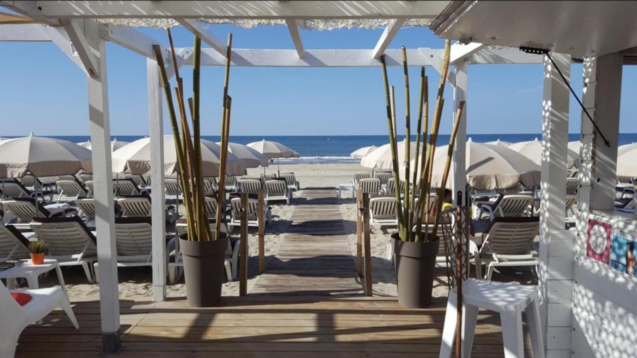 Super Appart ! Terrasse, Clim, Parking, 2Min Plage. 라그랑모트 외부 사진