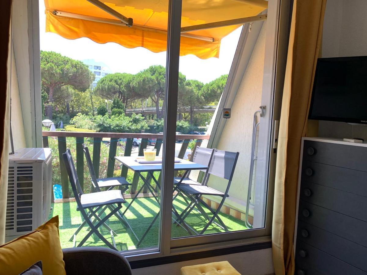 Super Appart ! Terrasse, Clim, Parking, 2Min Plage. 라그랑모트 외부 사진