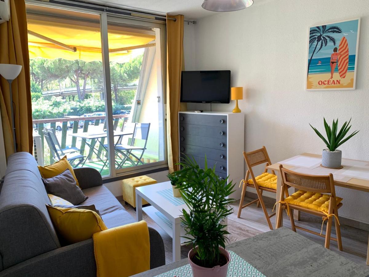 Super Appart ! Terrasse, Clim, Parking, 2Min Plage. 라그랑모트 외부 사진