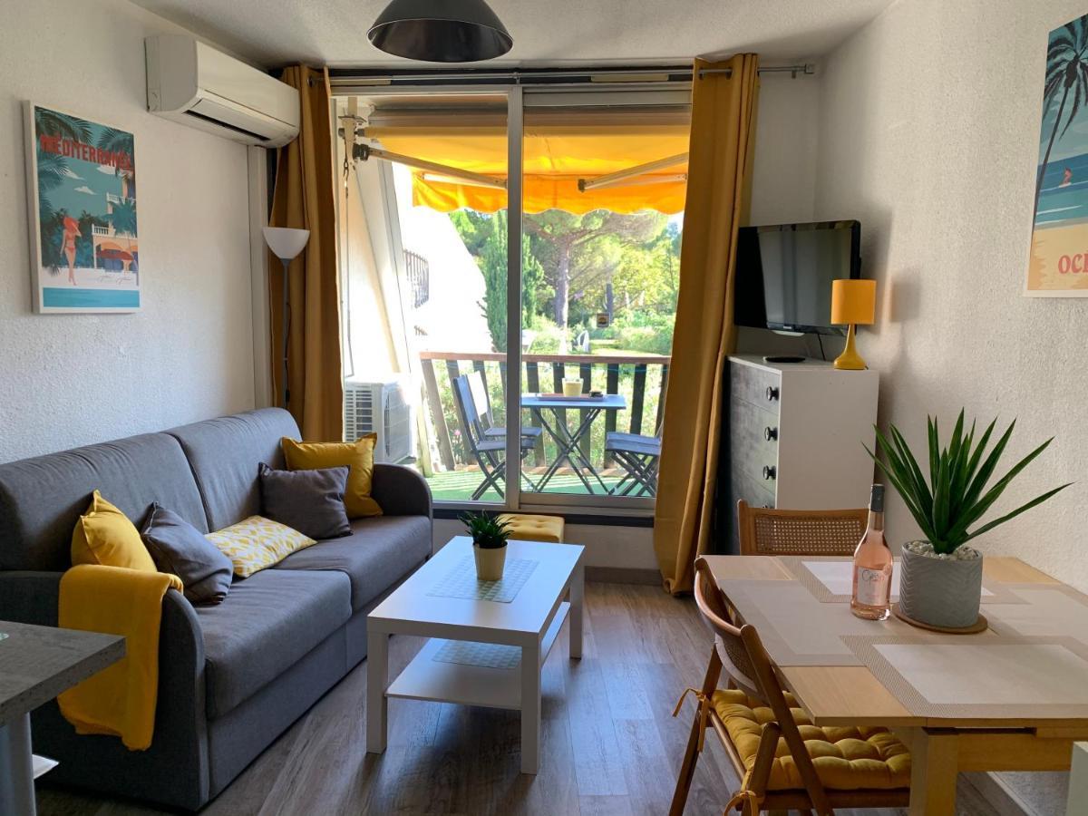 Super Appart ! Terrasse, Clim, Parking, 2Min Plage. 라그랑모트 외부 사진
