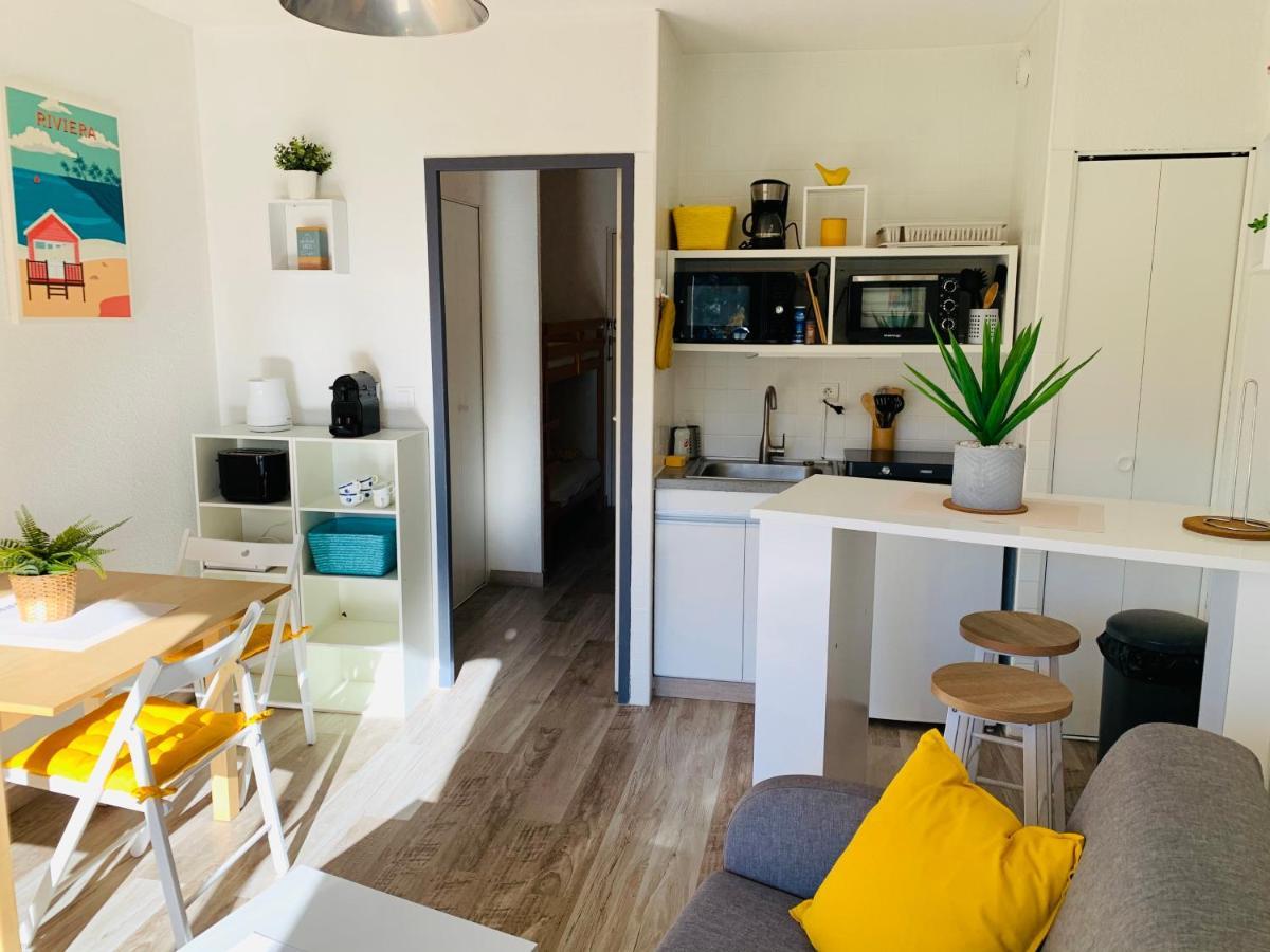 Super Appart ! Terrasse, Clim, Parking, 2Min Plage. 라그랑모트 외부 사진